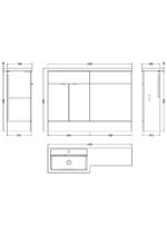 1200mm Left Hand Combination - Image 2