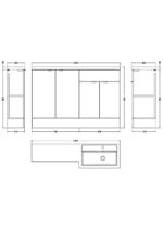 1200mm Right  Hand Combination - Image 2