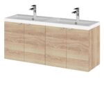 1200mm WH 4-Door Vanity & Double Basin