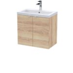 600mm 2-Door Wall Hung Unit & Basin
