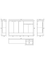 1500mm Right Hand Combination - Image 2