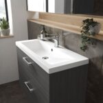 800mm Vanity Unit & Ceramic Basin - Image 2
