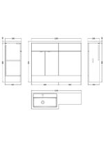 1100mm Left Hand Combination - Image 4