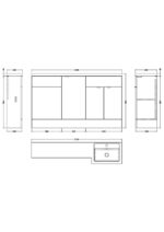 1500mm Right Hand Combination - Image 3