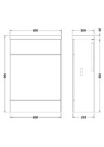 WC Unit & Polymarble Top - Compact - Image 3