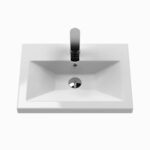 600mm Floor Standing 2 Door Vanity & Ceramic Basin - Image 2