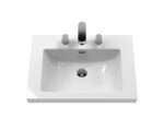 600mm 2-Door Unit & Contemporary Fireclay Basin 3TH - Image 2