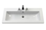 1000mm 2-Door Unit & Contemporary Fireclay Basin 3TH - Image 2