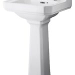 500mm Basin & Pedestal (2 Tap Hole)