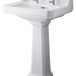 600mm 2TH Basin & Comfort Height Ped