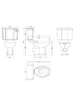 Comfort Height Close Coupled WC & Cistern - Image 2