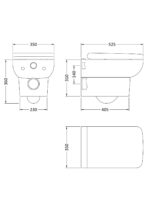 Wall Hung Pan & Seat - Image 3