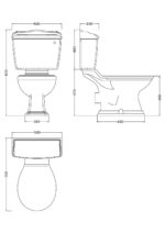 Hudson Reed Chancery Close Coupled Pan & Cistern - Image 2