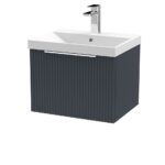 500mm Wall Hung Single Drawer Vanity & Basin 3