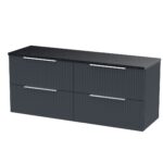 1200 Wall Hung 4-Drawer Vanity & Laminate Worktop