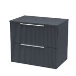 600mm Wall Hung 2 Drawer Vanity & Worktop