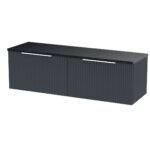 1200 Wall Hung 2-Drawer Vanity & Laminate Worktop