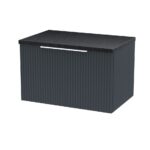 600mm Wall Hung Single Drawer Vanity & Laminate Top