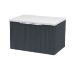 600mm Wall Hung Single Drawer Vanity & Laminate Top