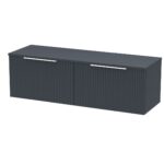 1200mm Wall Hung 2 Drawer Vanity & Worktop