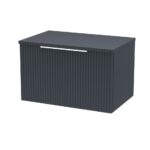 600mm Wall Hung Single Drawer Vanity & Worktop