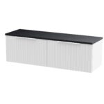 1200 Wall Hung 2-Drawer Vanity & Laminate Worktop