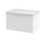 600mm Wall Hung Single Drawer Vanity & Laminate Top