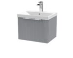 500mm Wall Hung Single Drawer Vanity & Basin 3