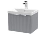 500mm Wall Hung Single Drawer Vanity & Basin 3