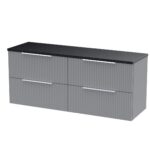 1200 Wall Hung 4-Drawer Vanity & Laminate Worktop