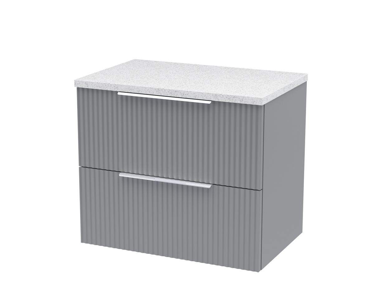 dff293lsw_furniture_v1_co.jpg 600mm Wall Hung 2 Drawer Vanity & Laminate Top - Image 1