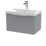 600mm Wall Hung Single Drawer Vanity & Basin 3