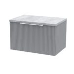 600mm Wall Hung Single Drawer Vanity & Laminate Top