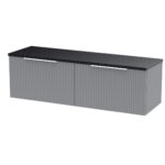 1200 Wall Hung 2-Drawer Vanity & Laminate Worktop