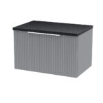 600mm Wall Hung Single Drawer Vanity & Laminate Top