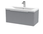 800mm Wall Hung Single Drawer Vanity & Basin 1