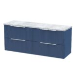 1200 Wall Hung 4-Drawer Vanity & Laminate Worktop