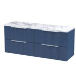 1200 Wall Hung 4-Drawer Vanity & Laminate Worktop