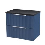 600mm Wall Hung 2 Drawer Vanity & Laminate Top