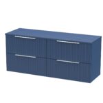 1200mm Wall Hung 4 Drawer Vanity & Worktop