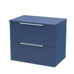 600mm Wall Hung 2 Drawer Vanity & Worktop