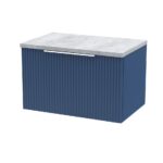 600mm Wall Hung Single Drawer Vanity & Laminate Top