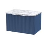 600mm Wall Hung Single Drawer Vanity & Laminate Worktop