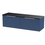1200 Wall Hung 2-Drawer Vanity & Laminate Worktop