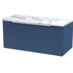 800mm Wall Hung Single Drawer Vanity & Laminate Worktop