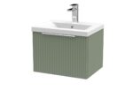 500mm Wall Hung Single Drawer Vanity & Basin 1