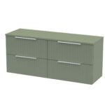 1200mm Wall Hung 4 Drawer Vanity & Worktop