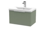 600mm Wall Hung Single Drawer Vanity & Basin 1
