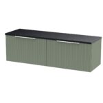 1200 Wall Hung 2-Drawer Vanity & Laminate Worktop