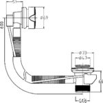 Pop Up Bath Waste - Image 2